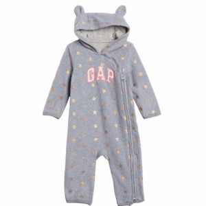 GAP | Logo Hoodie One Piece | 3-6m & 6-12m